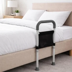 Adjustable Bed Rail Elderly Safety Grab Bar Steel Assist Support 150kg Aid Help
